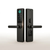 Smart Door Lock Built to Secure Any Entry, Fingerprint Recognition, IP55 Waterproof, Stainless Steel — Studio Shot