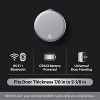 Wifi Smart Lock Silver (Retrofits over Existing Deadbolt) — Results & Stats