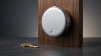 Wifi Smart Lock Silver (Retrofits over Existing Deadbolt) — Lifestyle